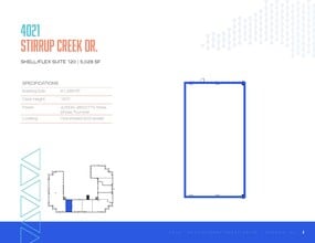 4016-4025 Stirrup Creek Dr, Durham, NC à louer Plan d’étage– Image 1 sur 1