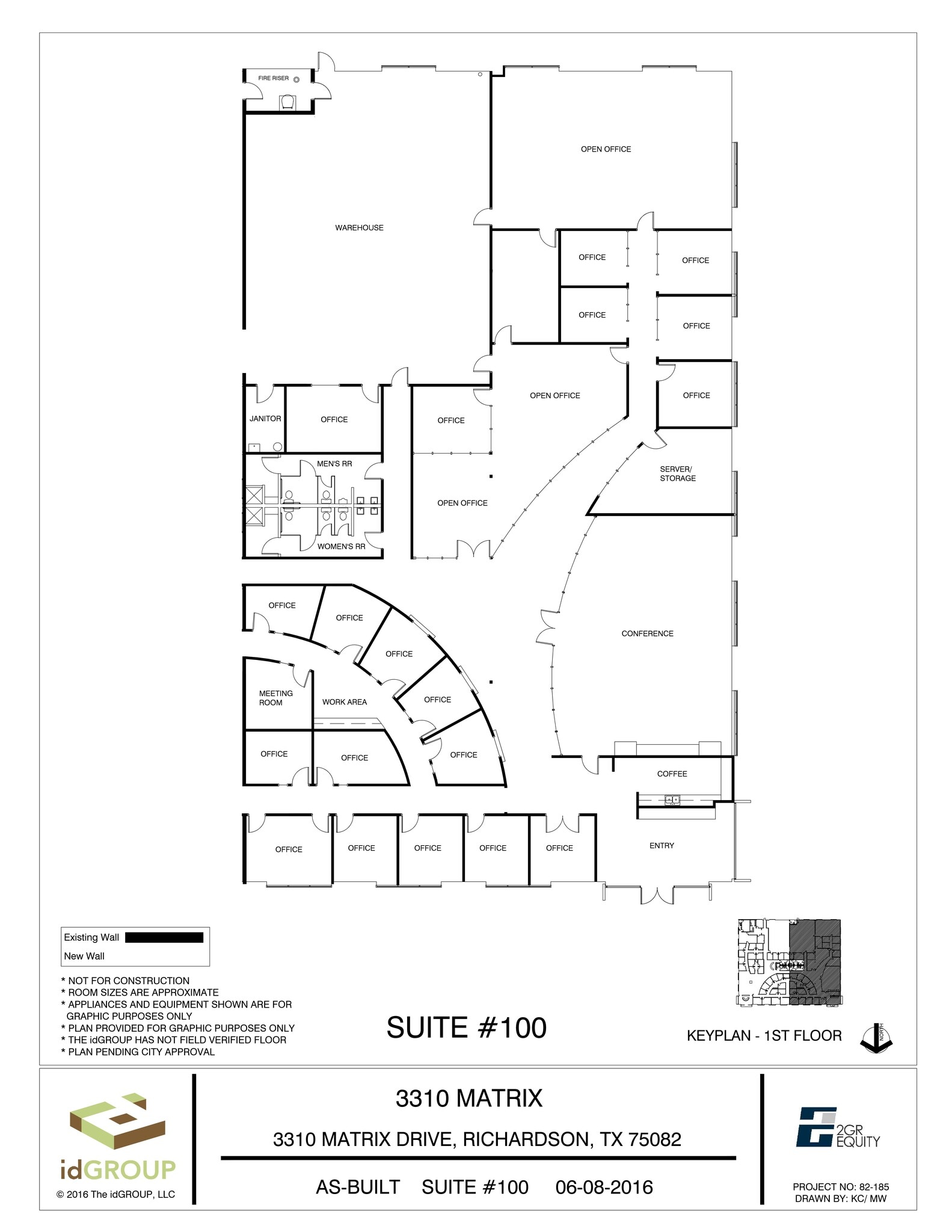 3310 Matrix Dr, Richardson, TX à louer Plan de site– Image 1 sur 1