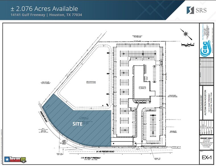 14141 Gulf Fwy, Houston, TX à vendre - Plan de site – Image 2 sur 3