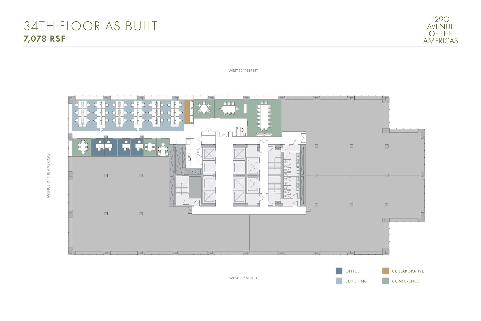 1290 Avenue of the Americas, New York, NY à louer Plan d’étage– Image 1 sur 1