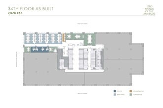 1290 Avenue of the Americas, New York, NY à louer Plan d’étage– Image 1 sur 1
