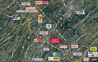 Bobby Hicks Highway Hwy, Gray, TN - Vue aérienne  vue de carte