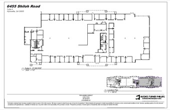 6455 Shiloh Rd, Alpharetta, GA à louer Plan d’étage– Image 1 sur 2