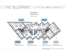 3400 W Riverside Dr, Burbank, CA à louer Plan d’étage– Image 2 sur 2