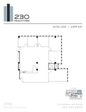 230 Peachtree St NW, Atlanta, GA à louer Plan d’étage– Image 1 sur 1