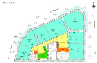 Bureau dans Paris à louer Plan d’étage– Image 2 sur 2