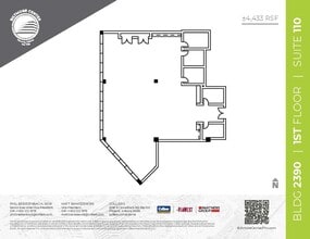 2398 E Camelback Rd, Phoenix, AZ à louer Plan d’étage– Image 1 sur 2