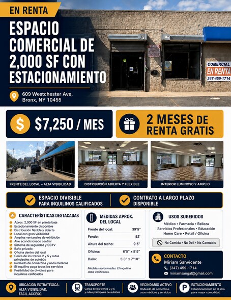 609 Westchester Ave, Bronx, NY à louer - Photo de l’immeuble – Image 2 sur 15