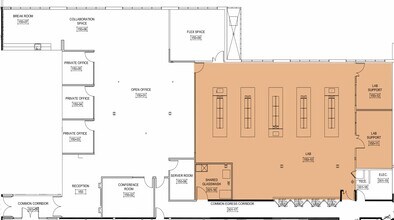 3545-3575 John Hopkins Ct, San Diego, CA à louer Plan d’étage– Image 1 sur 1