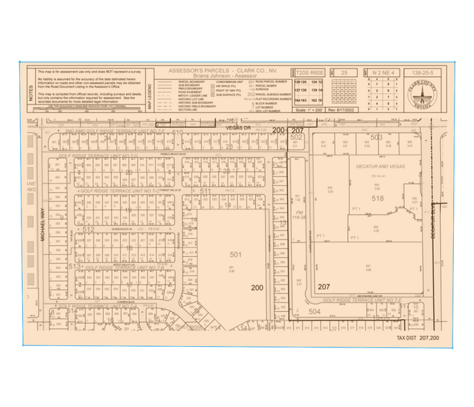 5104 Pebble Beach Blvd, Las Vegas, NV à vendre - Plan cadastral – Image 3 sur 3