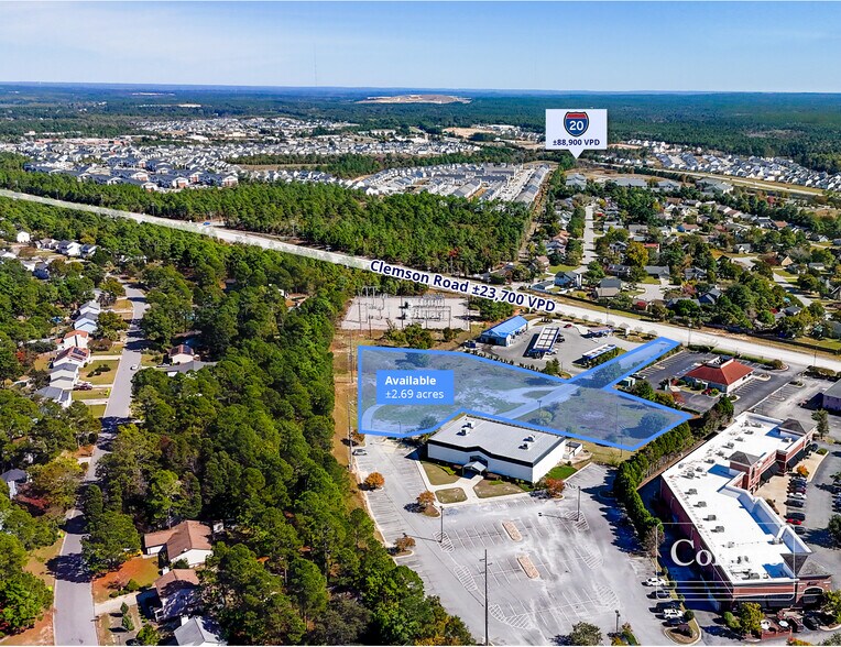 161 Clemson Rd, Columbia, SC à louer - Photo de l’immeuble – Image 1 sur 4