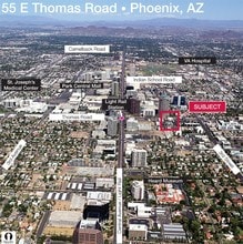 55 E Thomas Rd, Phoenix, AZ - Vue aérienne  vue de carte - Image1