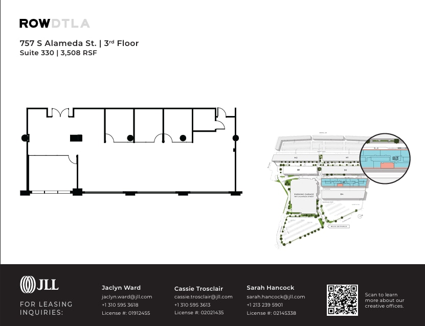 777 S Alameda St, Los Angeles, CA à louer Plan d’étage– Image 1 sur 1