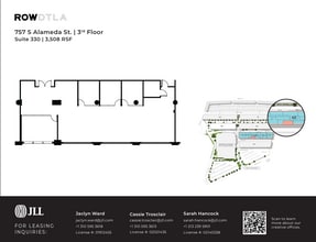777 S Alameda St, Los Angeles, CA à louer Plan d’étage– Image 1 sur 1