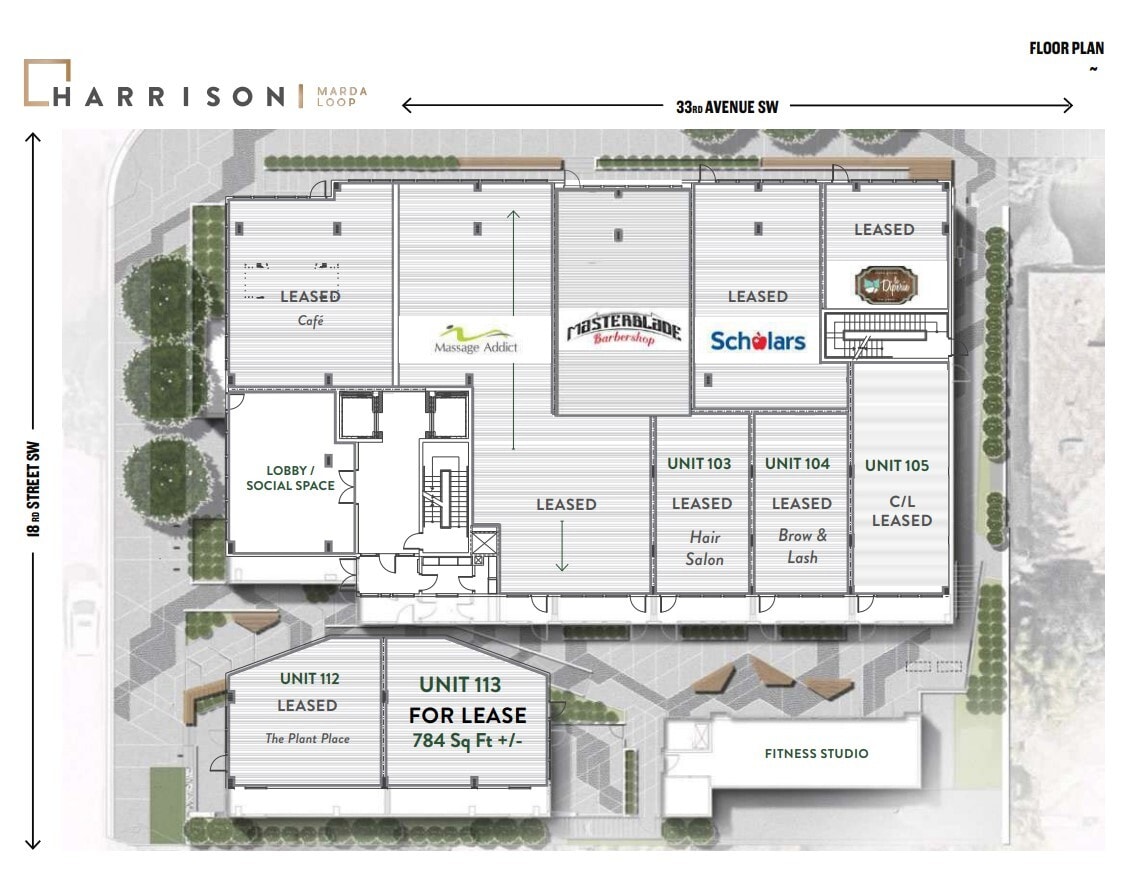 1841 33 Av SW, Calgary, AB à louer Plan d’étage– Image 1 sur 1