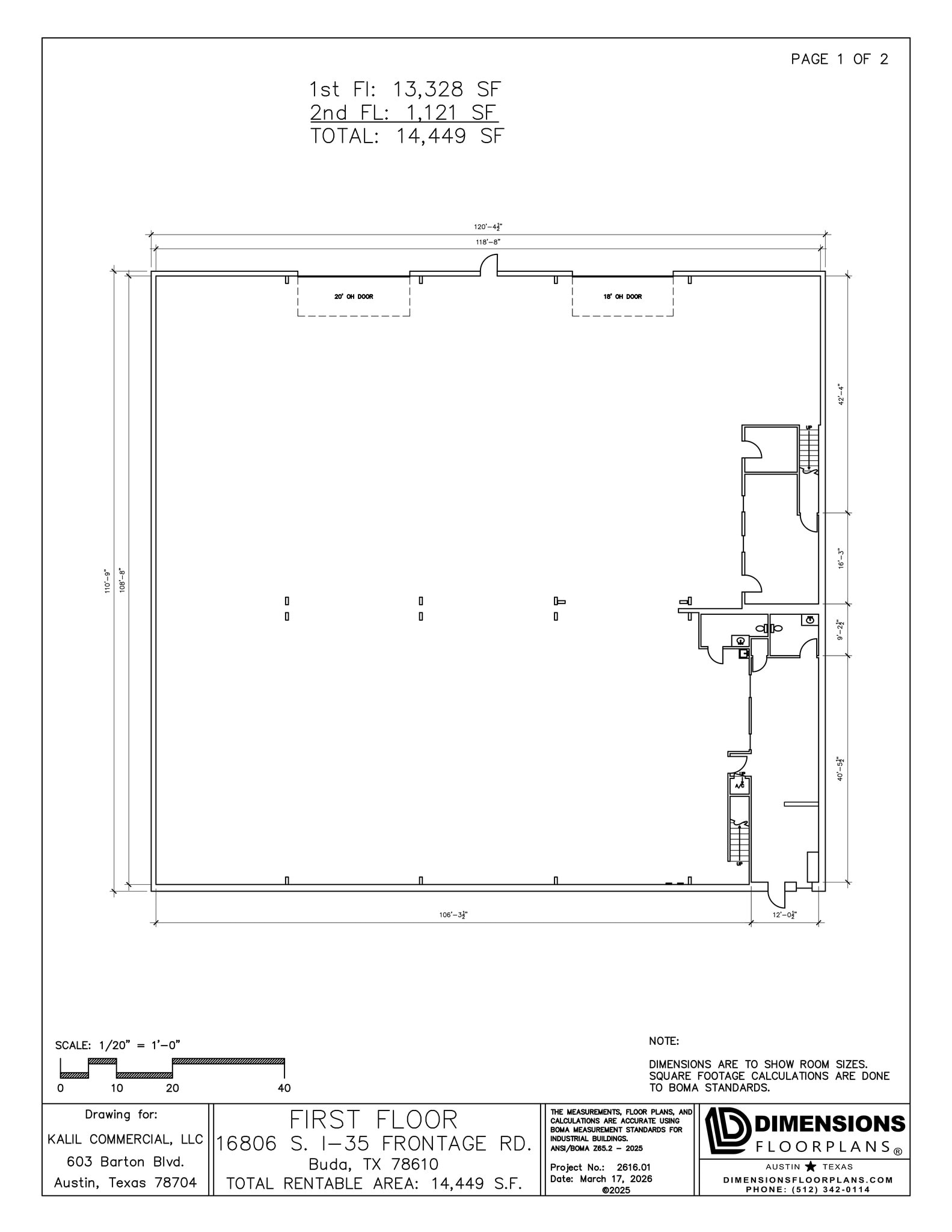 16806 I-35 S, Buda, TX à louer Plan de site– Image 1 sur 1