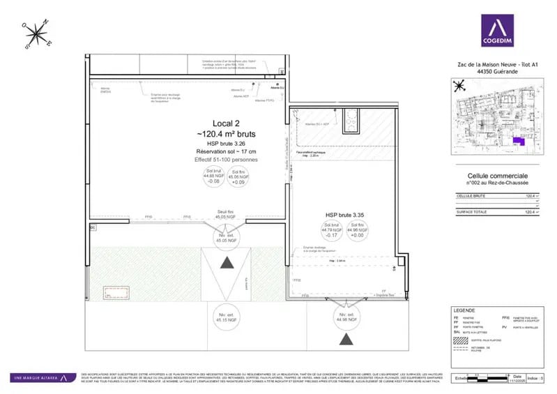 Local commercial dans Guérande à vendre - Plan d’étage – Image 2 sur 3