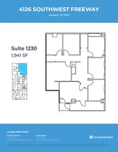 4126 Southwest Fwy, Houston, TX à louer Plan d’étage– Image 1 sur 1
