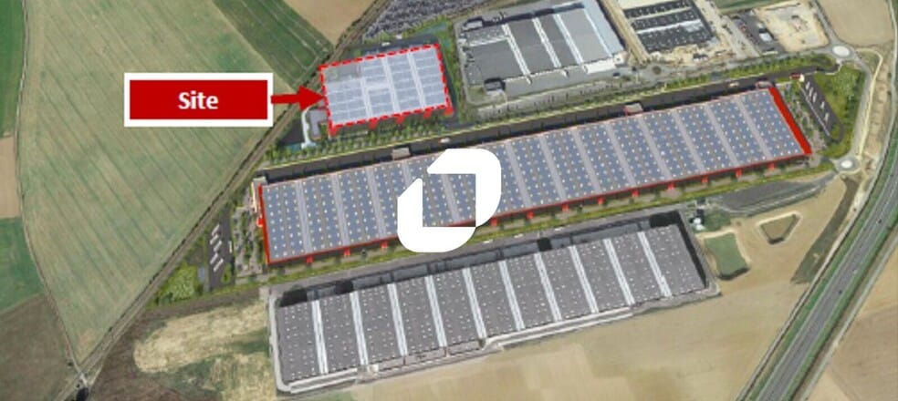Industriel/Logistique dans Nanteuil-le-Haudouin à louer - Aérien – Image 1 sur 2