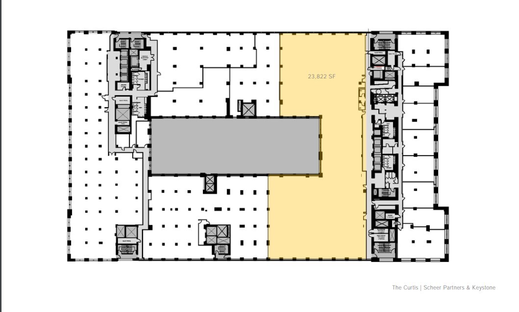 601 Walnut St, Philadelphia, PA à louer Plan d’étage– Image 1 sur 1