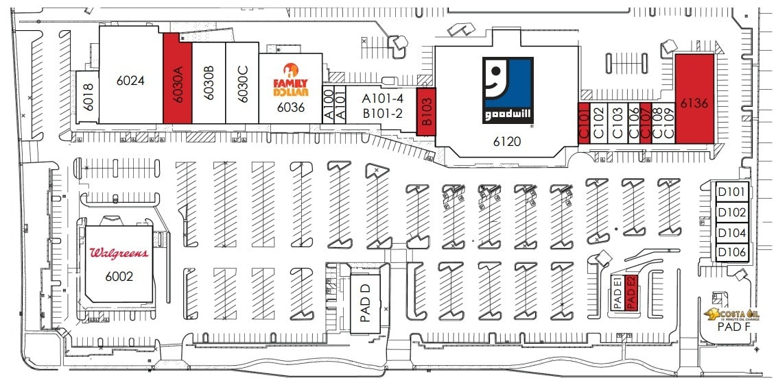 6016 E Main St, Mesa, AZ à louer Plan de site– Image 1 sur 1