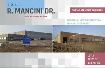 42411 R Mancini Dr, Sterling Heights, MI à louer Photo de la construction– Image 2 sur 6
