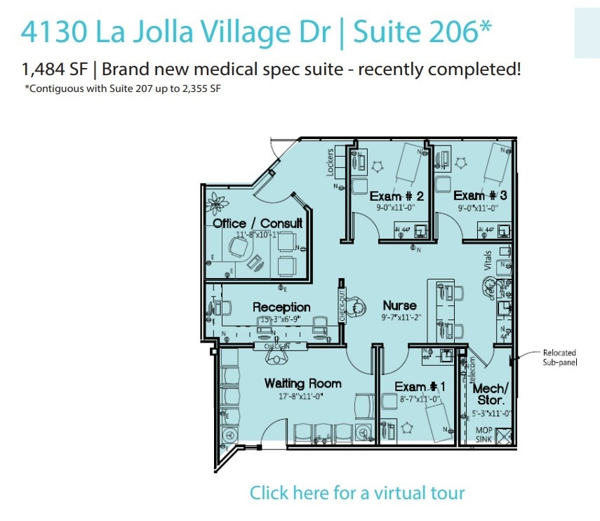 4150 Regents Park Row, La Jolla, CA à louer Plan d’étage– Image 1 sur 1