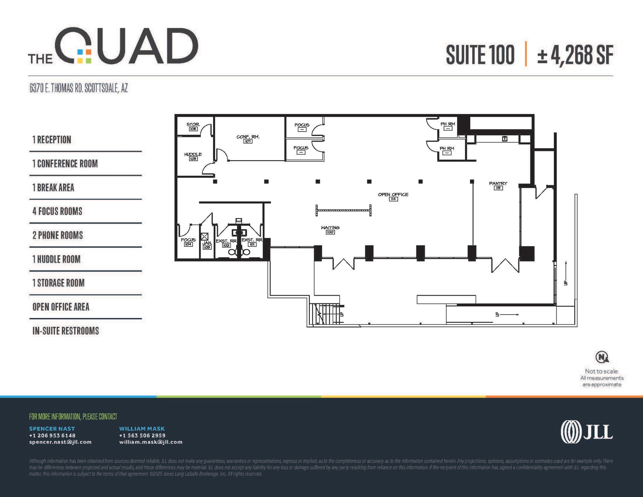 6320 E Thomas Rd, Scottsdale, AZ à louer Plan d’étage– Image 1 sur 1