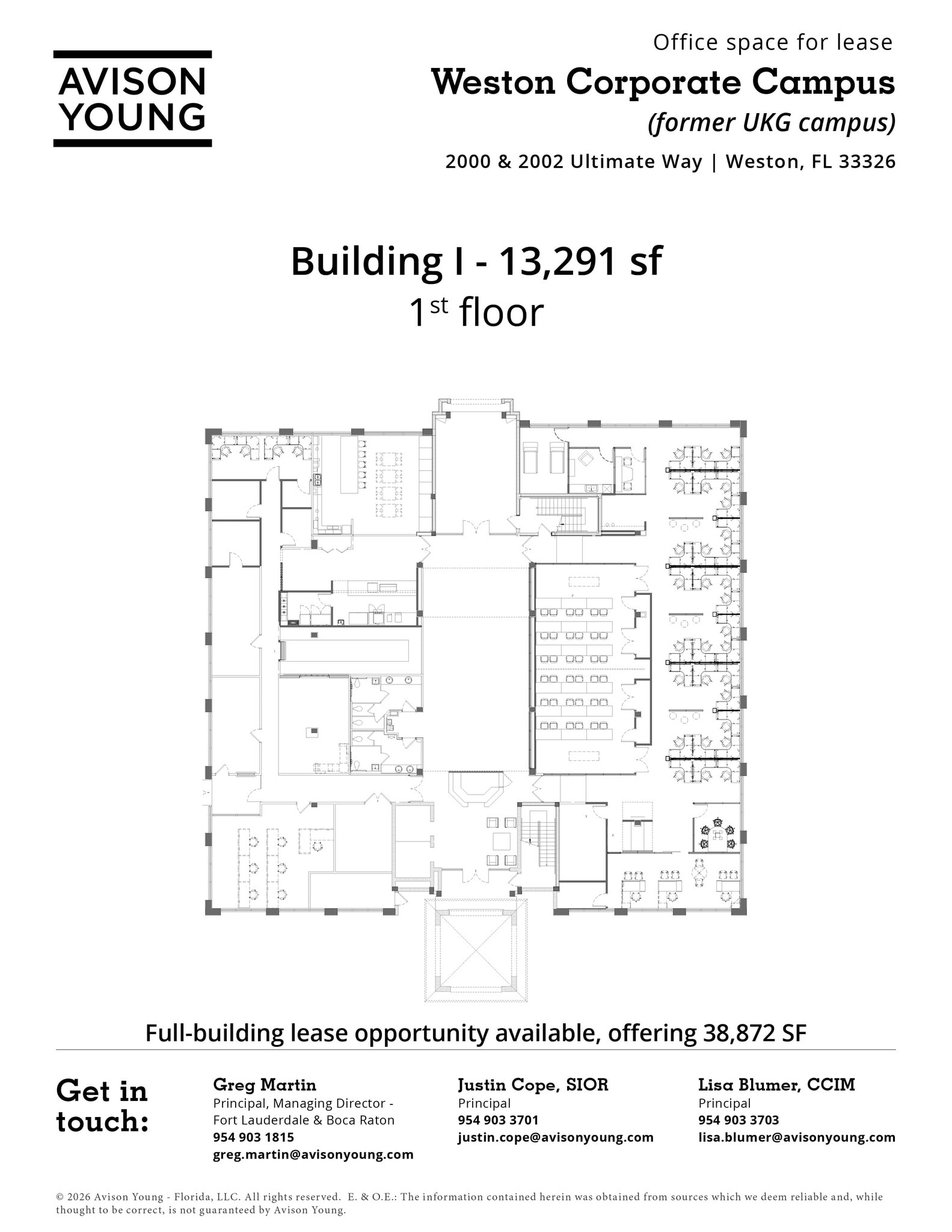 2000 Ultimate Way, Weston, FL à louer Plan d’étage– Image 1 sur 1