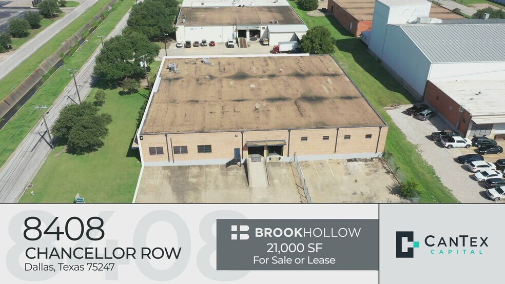 8408 Chancellor Row, Dallas, TX à louer - Vidéo sur l’annonce professionnelle – Image 2 sur 14