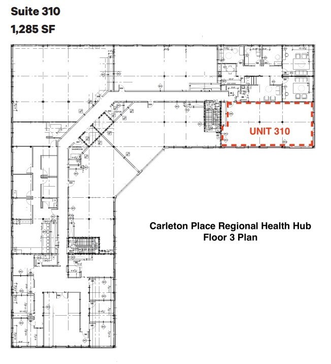 22 Costello Dr, Carleton Place, ON à louer Plan d’étage– Image 1 sur 1