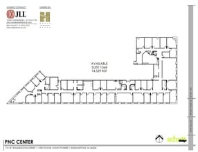 101-115 W Washington St, Indianapolis, IN à louer Plan d’étage– Image 1 sur 1