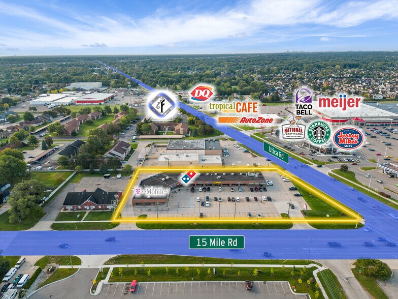 16000-16078 Fifteen Mile Rd, Fraser, MI à louer - Photo de l’immeuble – Image 3 sur 5