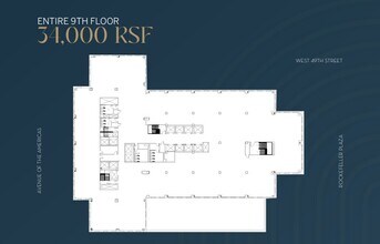 1230 Avenue of the Americas, New York, NY à louer Plan d’étage– Image 1 sur 5