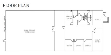 2526 Qume Dr, San Jose, CA à louer Plan d’étage– Image 1 sur 2