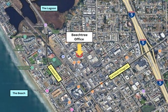 580 Beech Ave, Carlsbad, CA - Vue aérienne vue de carte