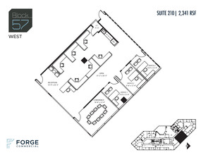 5710 Lyndon B Johnson Fwy, Dallas, TX à louer Plan d’étage– Image 2 sur 3