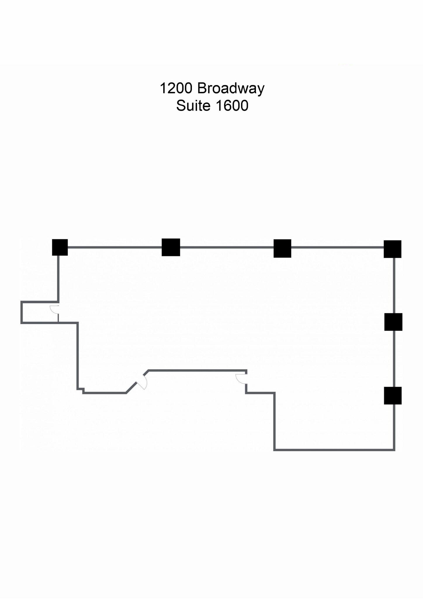 1801 Broadway, Denver, CO à louer Plan d’étage– Image 1 sur 1