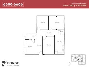 6600 Lyndon B Johnson Fwy, Dallas, TX à louer Plan d’étage– Image 1 sur 1