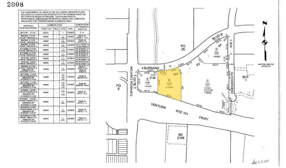 21900 Burbank, Woodland Hills, CA à louer - Plan cadastral – Image 2 sur 2