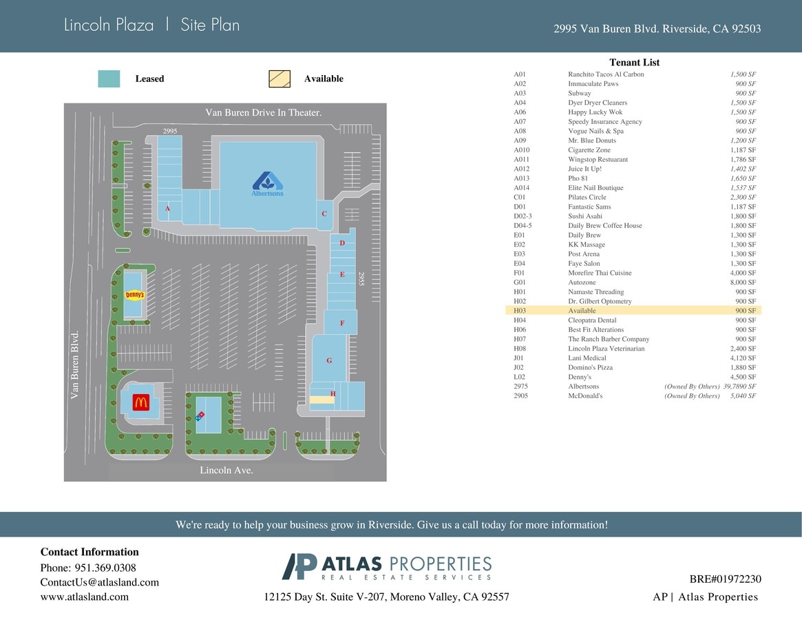 Plan de site