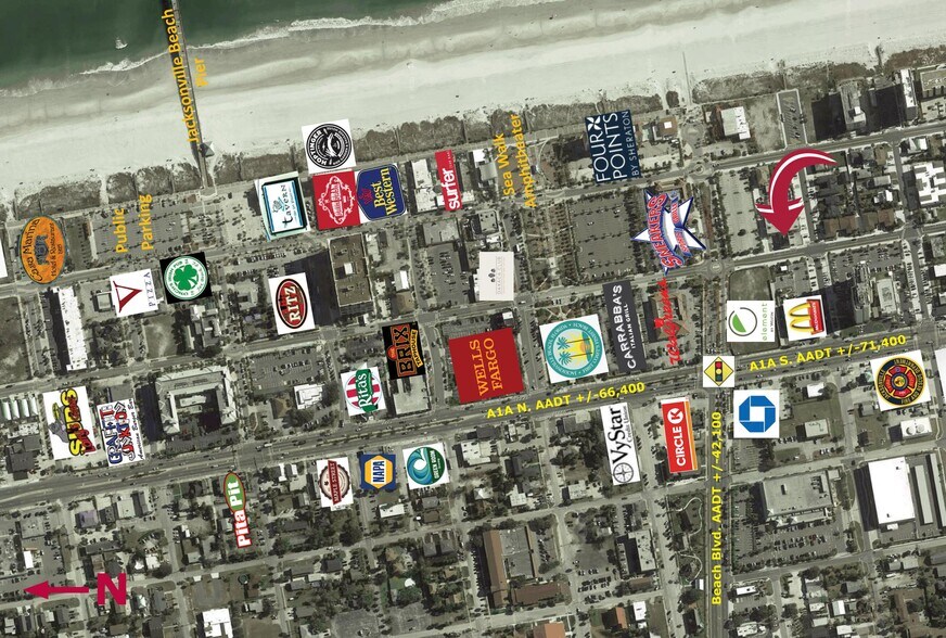 25 2nd St S, Jacksonville Beach, FL à louer - Photo de l’immeuble – Image 3 sur 4