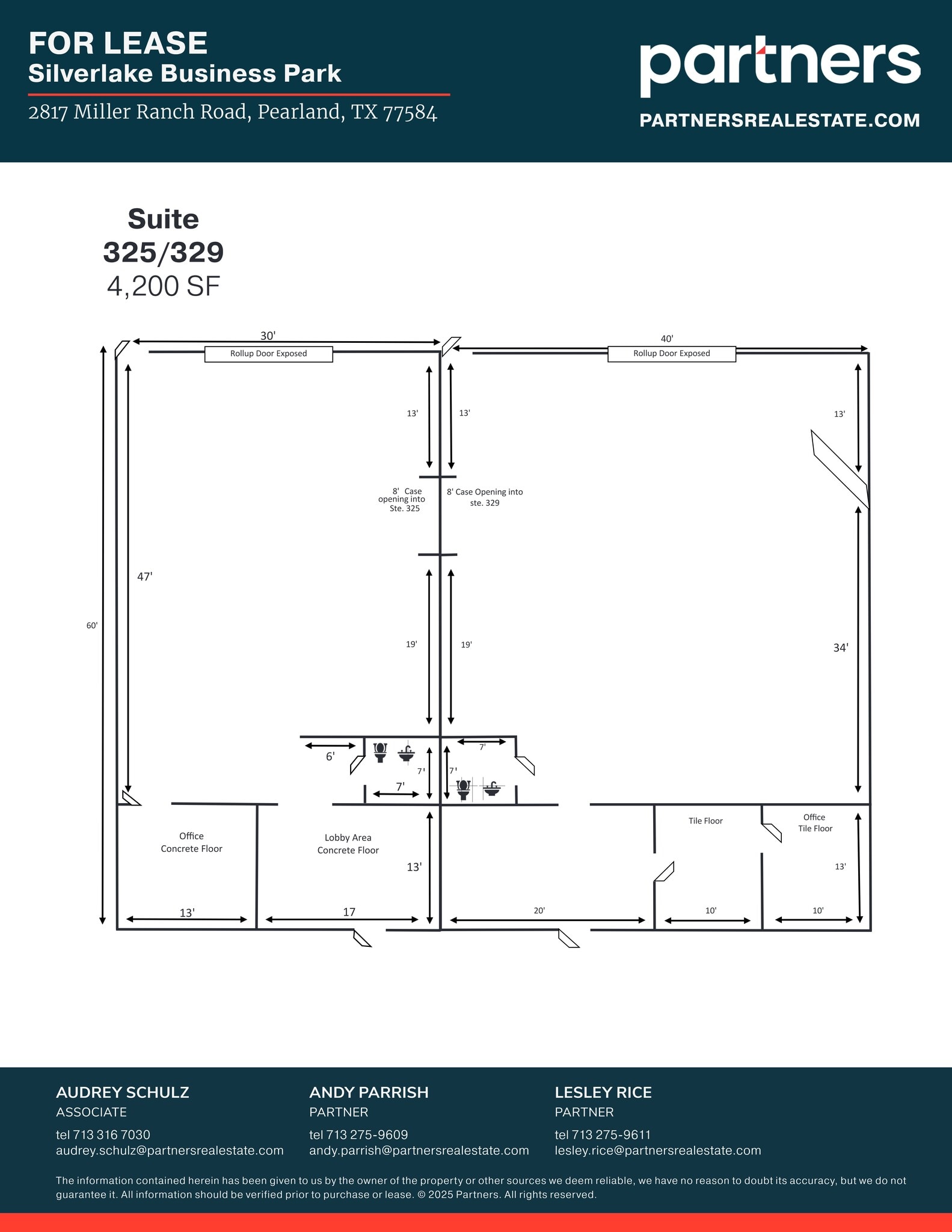 2825 Miller Ranch Rd, Pearland, TX à louer Plan de site– Image 1 sur 1