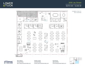 1018 Jay St, Charlotte, NC à louer Plan d’étage– Image 1 sur 2