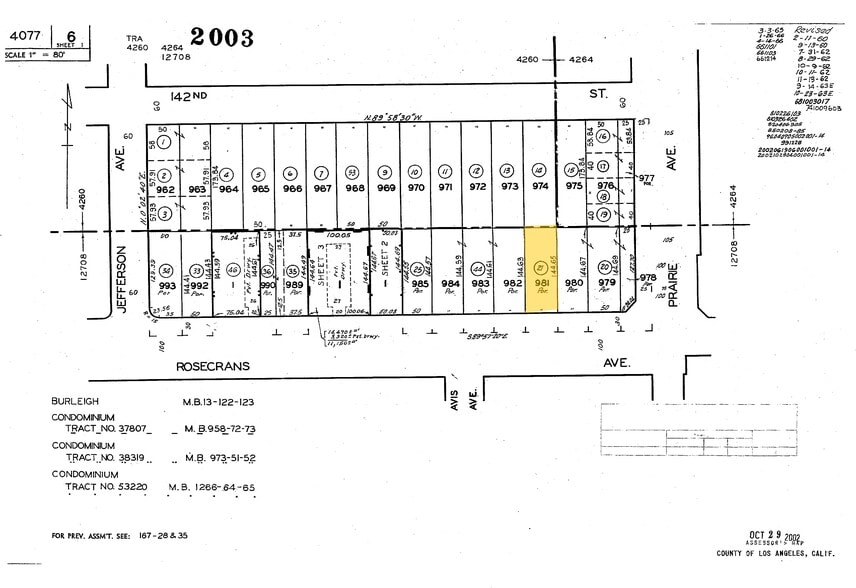 4019 W Rosecrans Ave, Hawthorne, CA à louer - Plan cadastral – Image 1 sur 1