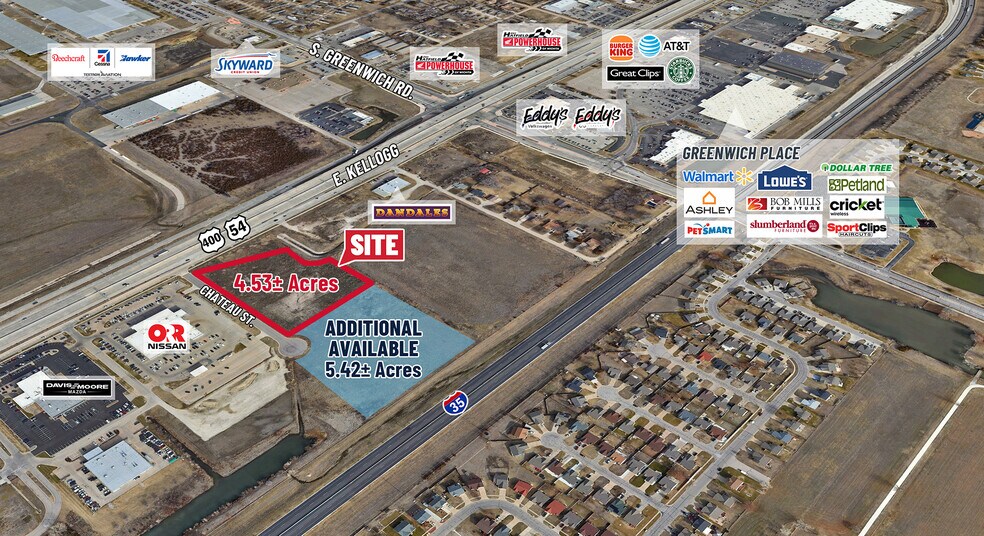 10727 E Kellogg Dr, Wichita, KS à vendre - Photo de l’immeuble – Image 2 sur 4
