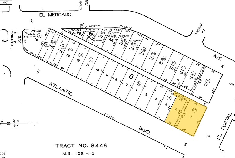 638 S Atlantic Blvd, Monterey Park, CA à vendre - Plan cadastral – Image 2 sur 3