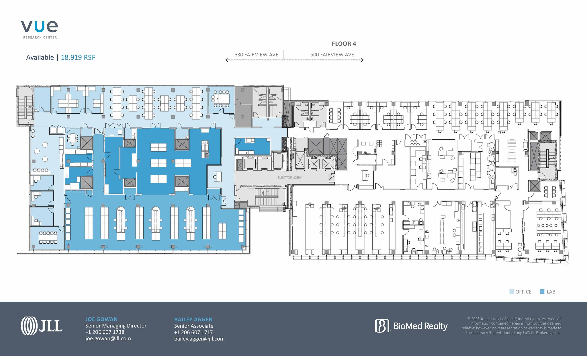530 Fairview Ave N, Seattle, WA à louer Plan d’étage– Image 1 sur 1