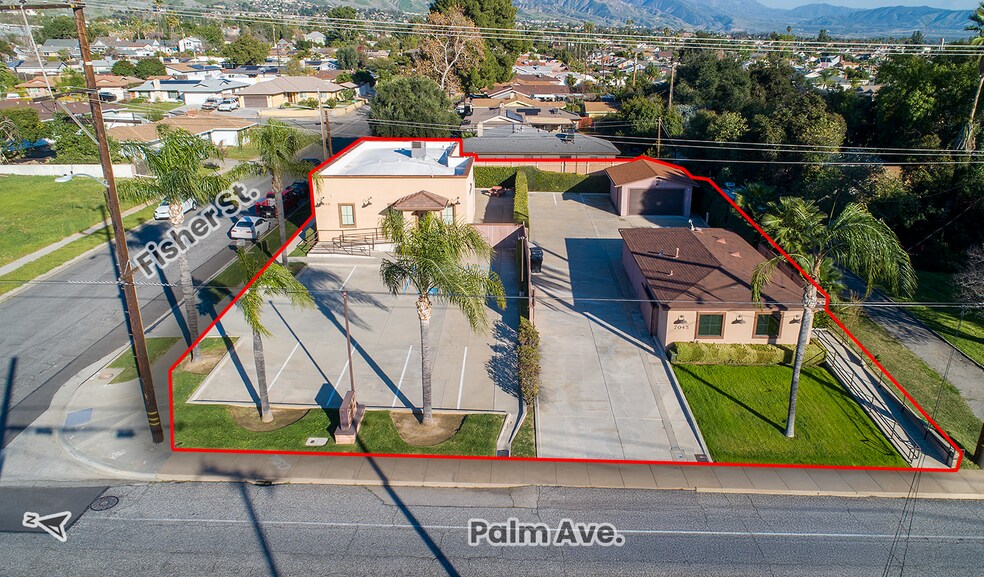 7045 Palm Ave, Highland, CA à vendre - Aérien – Image 3 sur 21