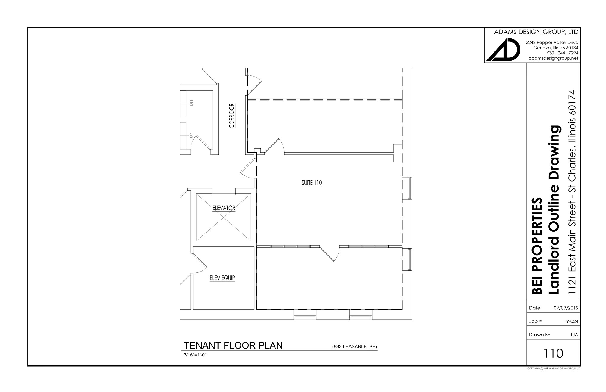 1121 E Main St, St Charles, IL à louer Plan de site– Image 1 sur 13